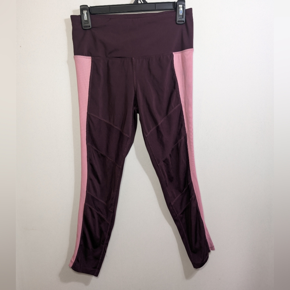 Tangerine Colorblock Active Leggings – Size Small
